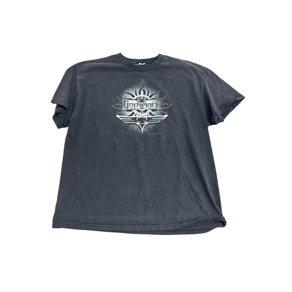 Godsmack Smack This Tour Graphic T-Shirt Mens XL Faded Black Rock Band Tee